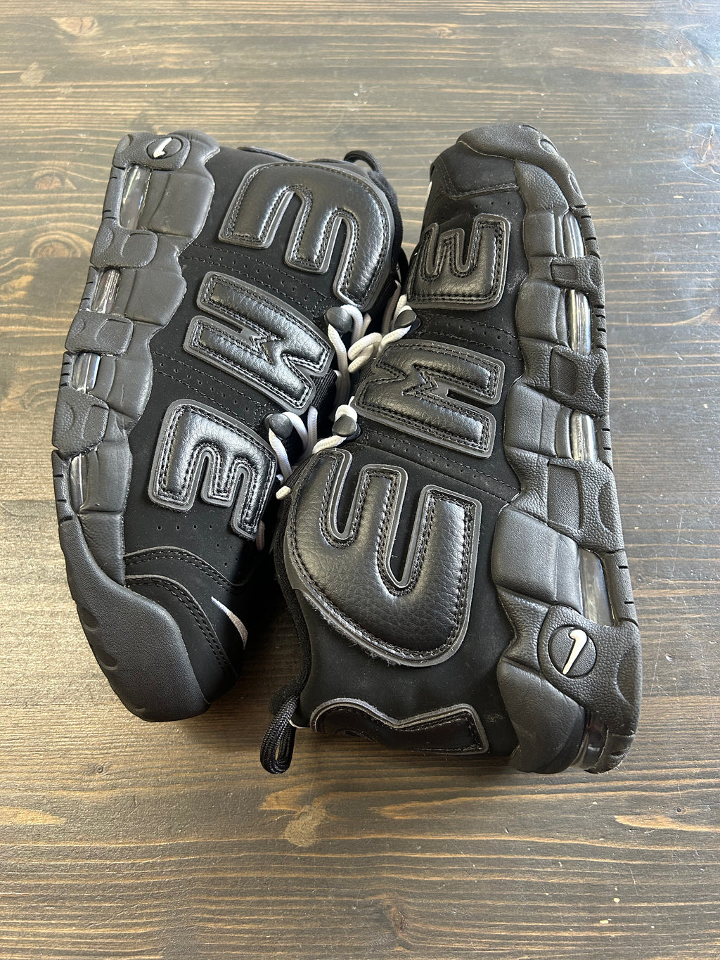 Pre-Owned Nike Air More Uptempo Supreme Suptempo Black