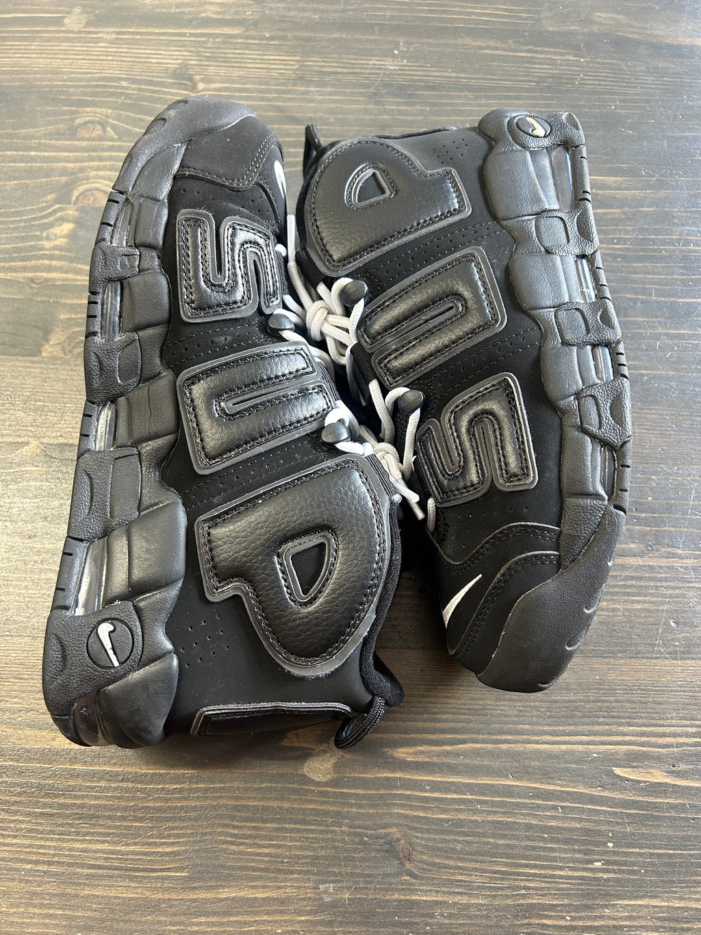Pre-Owned Nike Air More Uptempo Supreme Suptempo Black