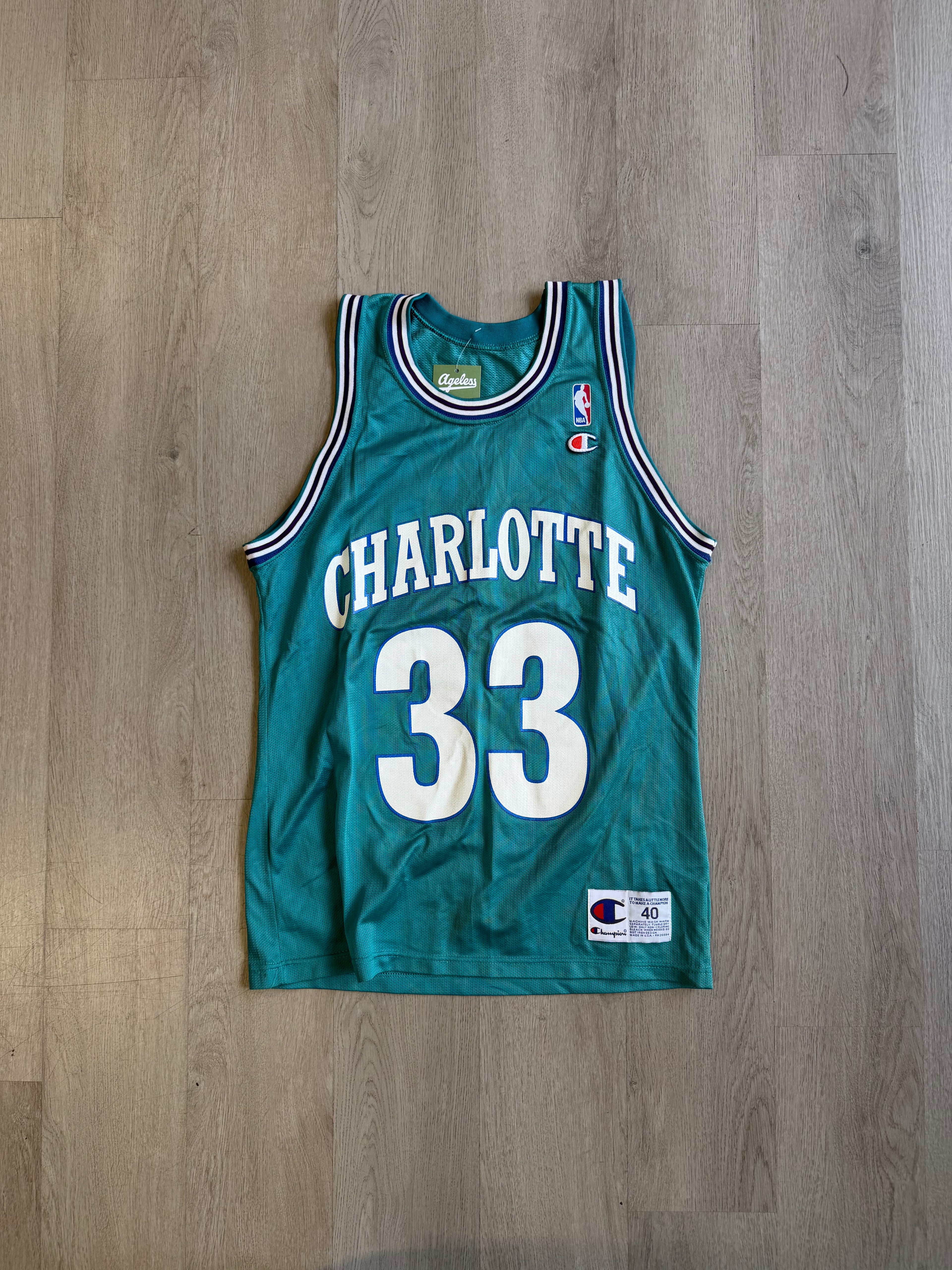 Vintage Charlotte Hornets Mourning Basketball Jersey