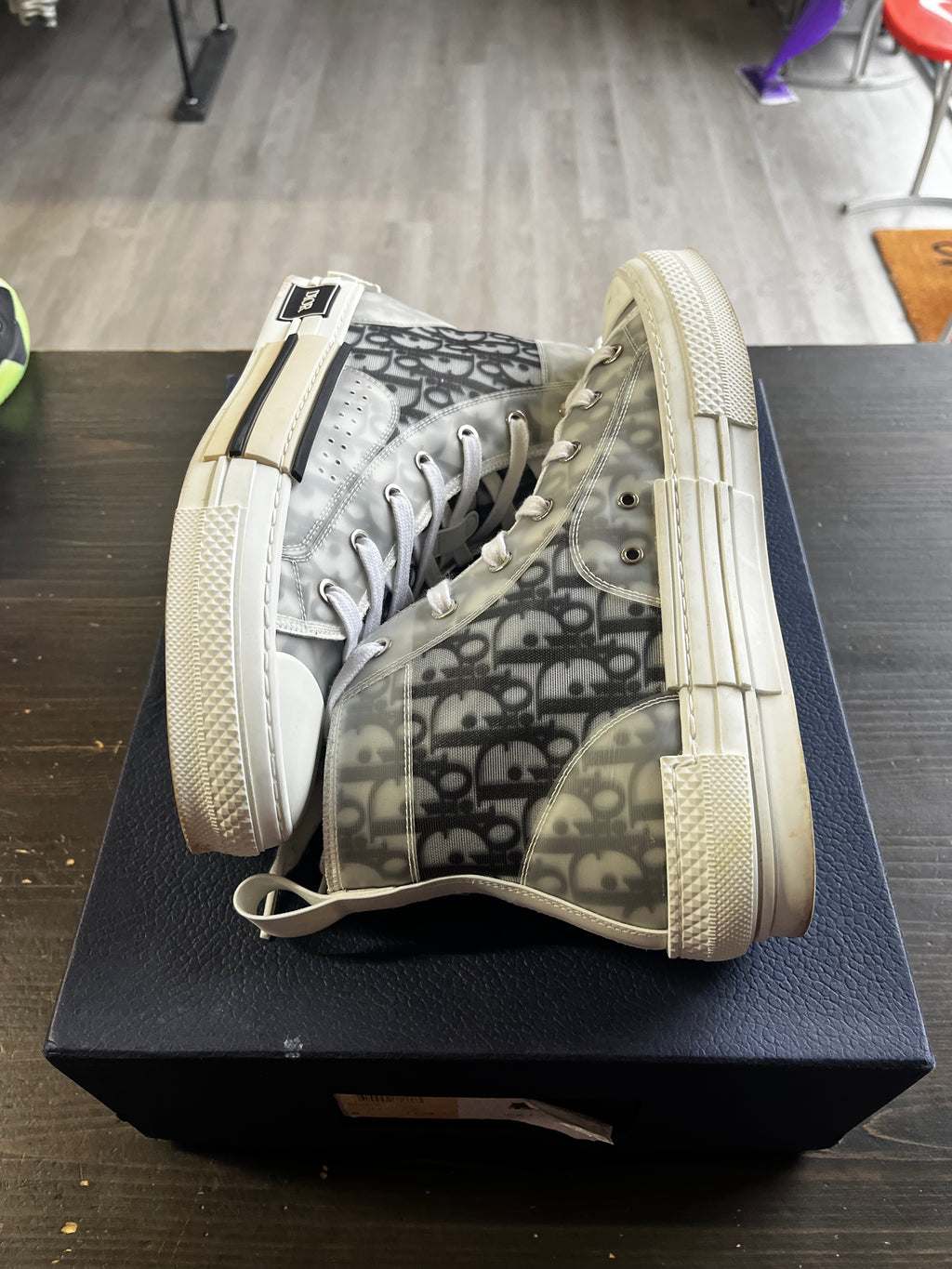 Pre-Owned Dior B23 High Top Logo Oblique