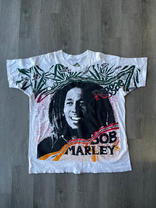 Vintage Bob Marley Reggae AOP Tee