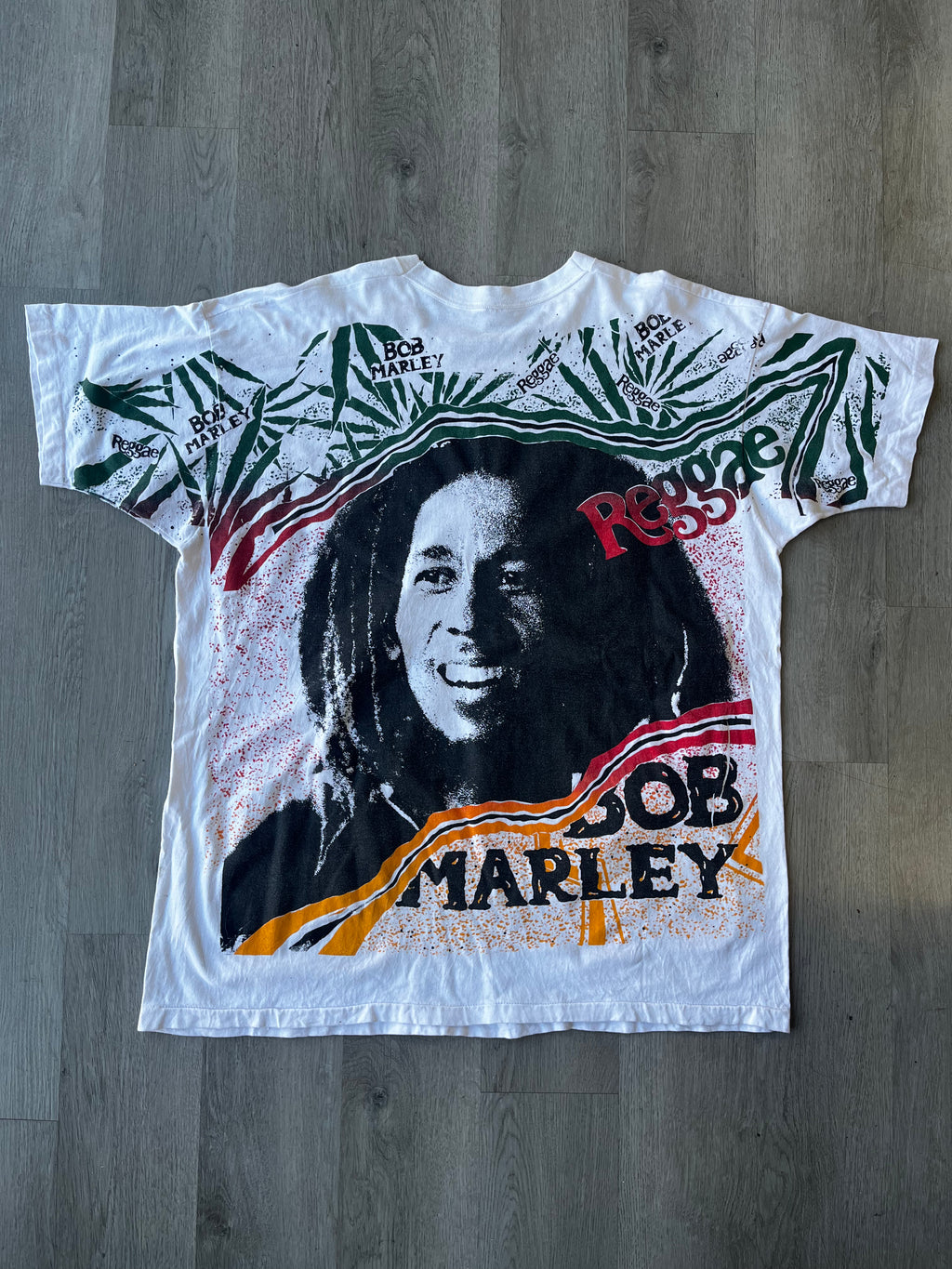 Vintage Bob Marley Reggae AOP Tee