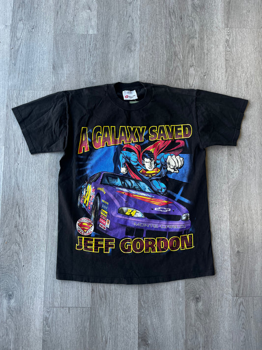 Vintage Jeff Gordon Superman NASCAR Tee