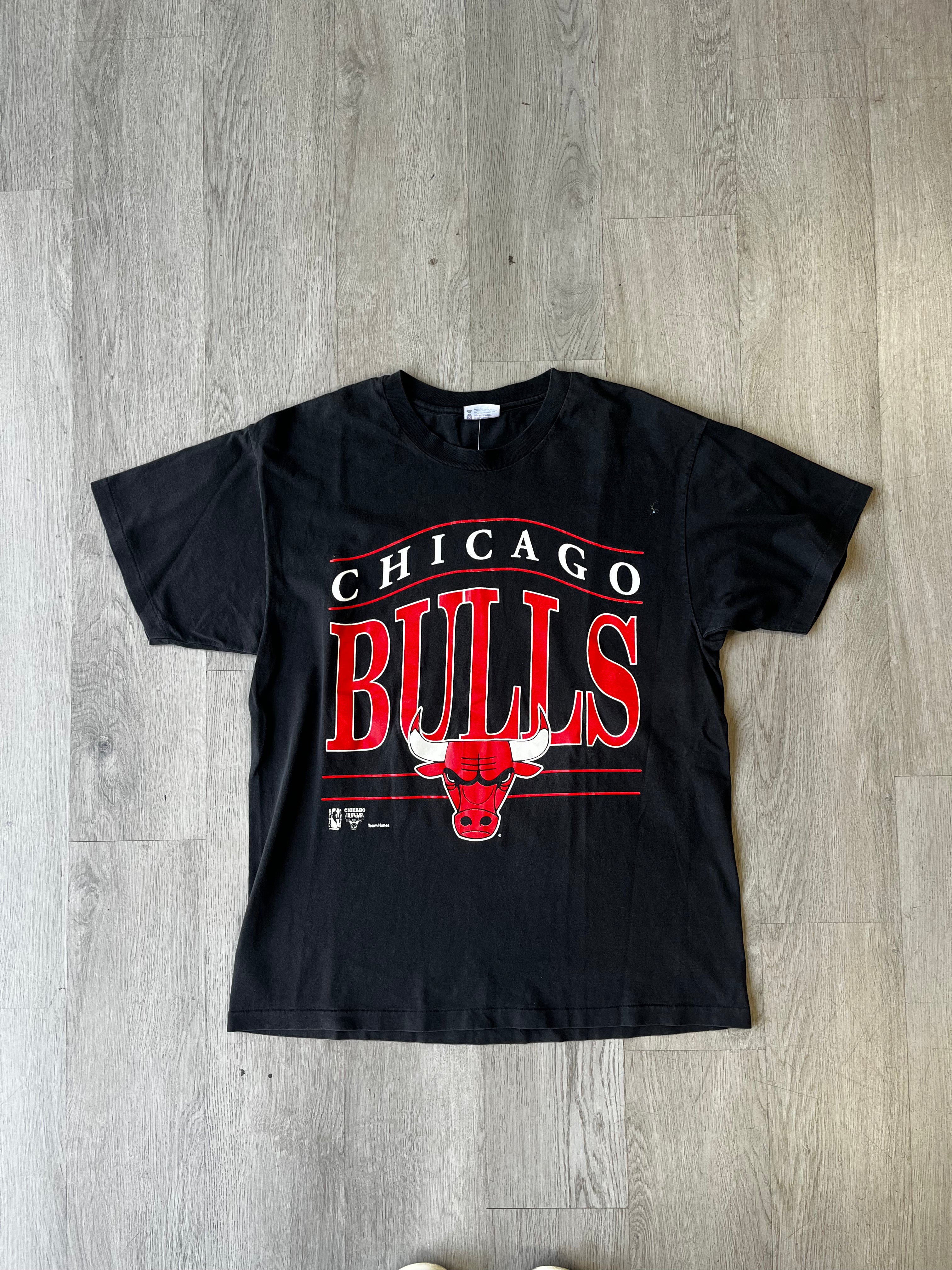 Vintage Chicago Bulls Black Tee