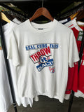 Vintage Chicago Cubs Real Cubs Fans Throw It Back Tee