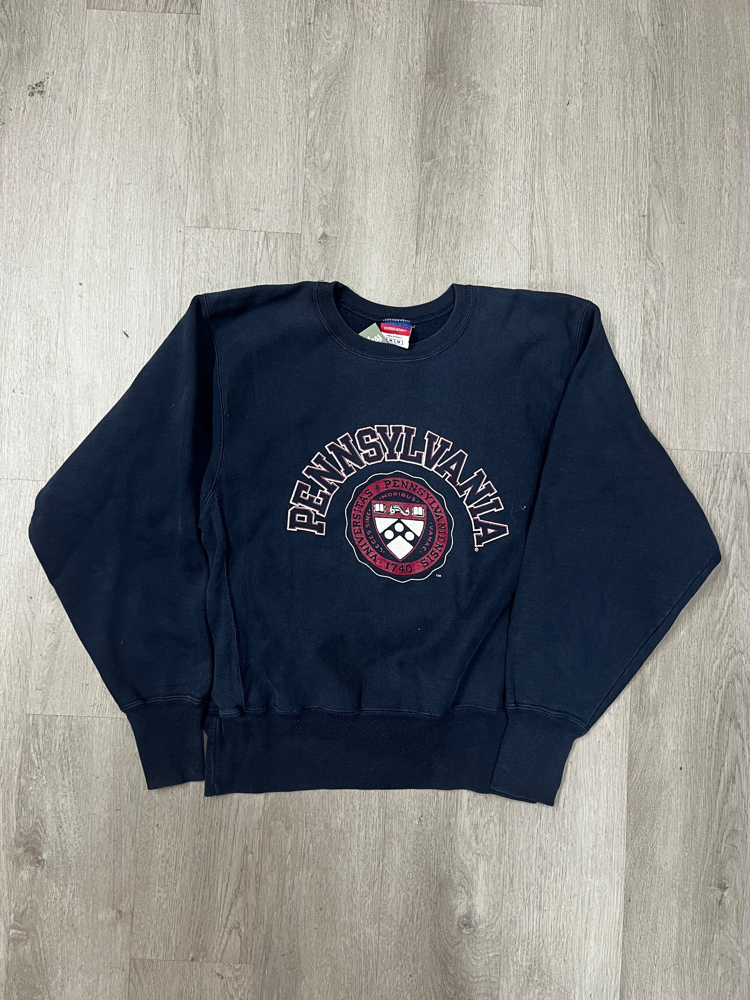 Vintage navy blue University of Pennsylvania crewneck