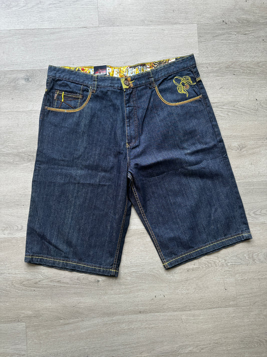 Spider Pepe Jean Shorts