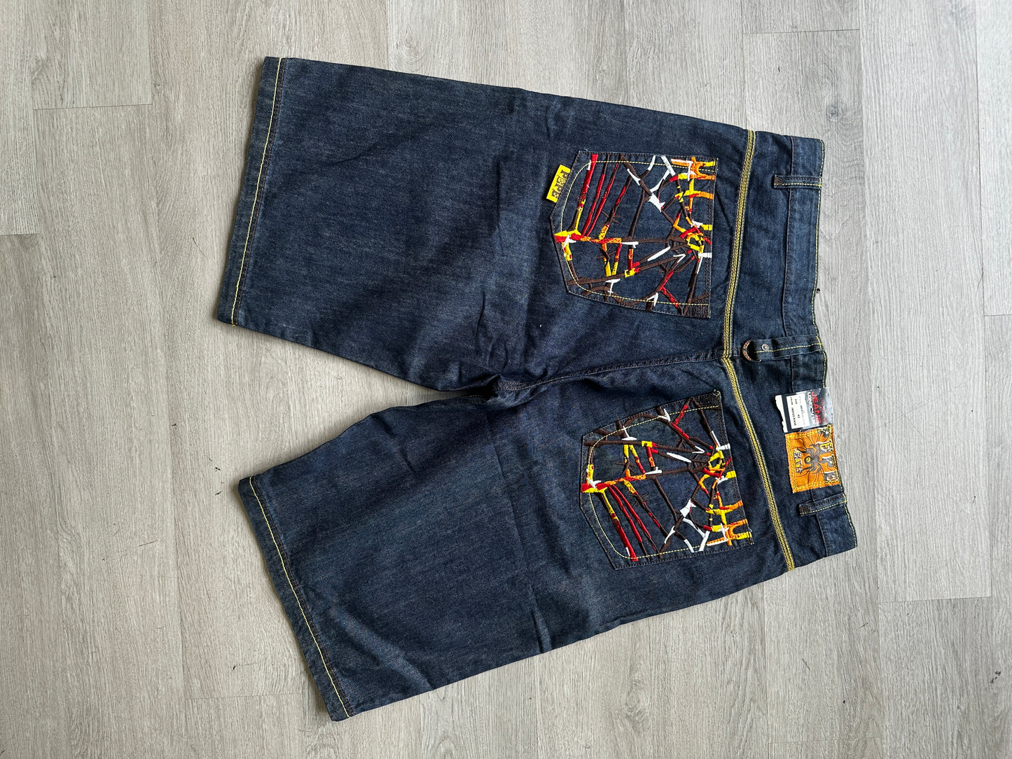 Spider Pepe Jean Shorts