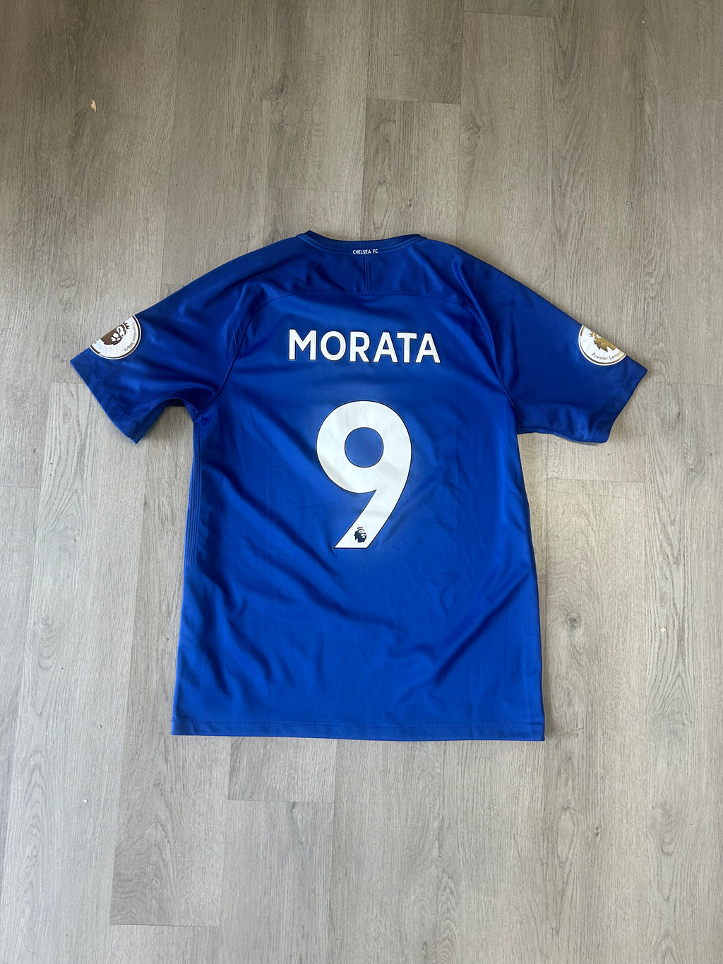 Nike 2017-2018 Chelsea FC Home Álvaro Morata Shirt