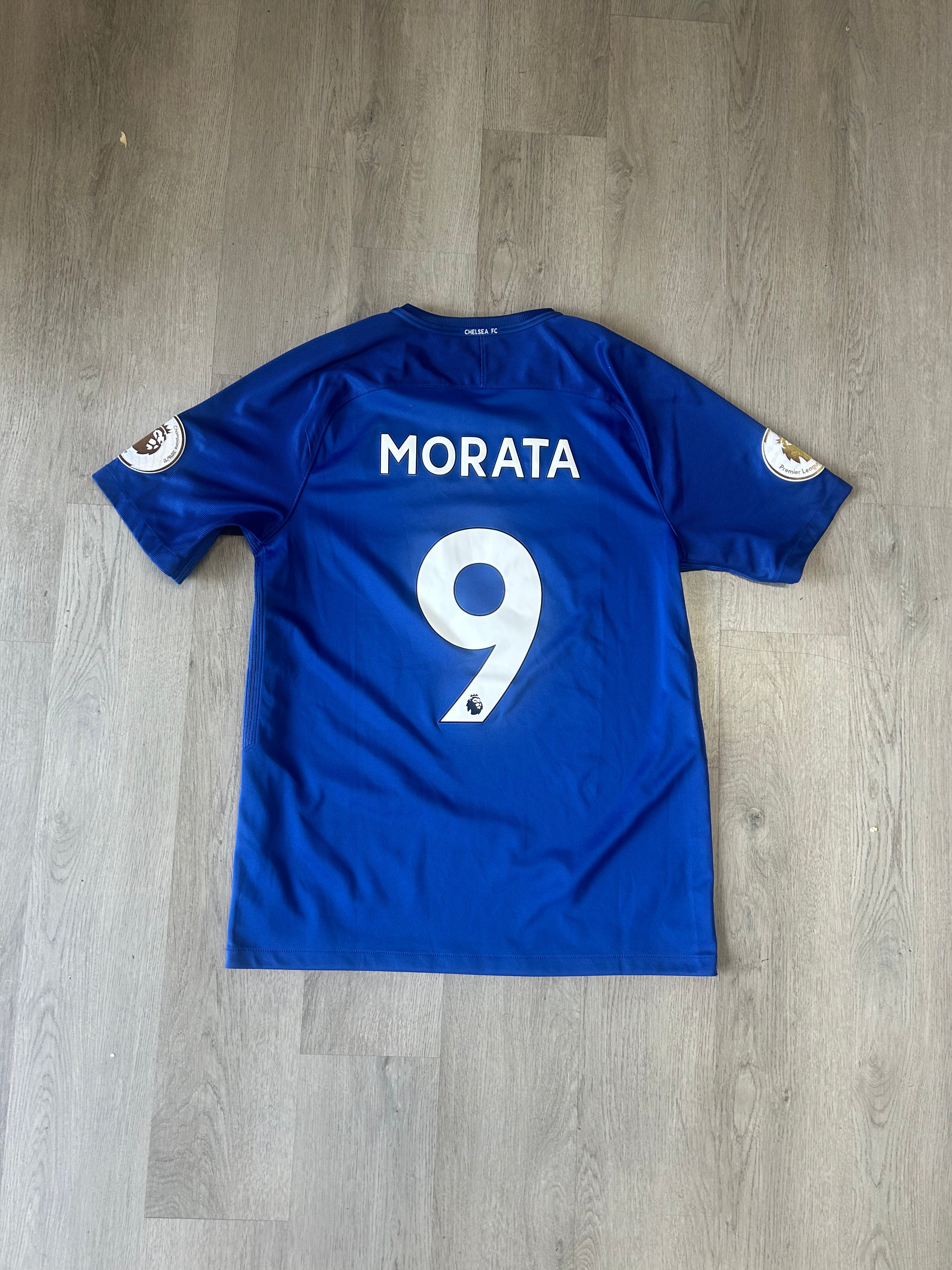Nike 2017-2018 Chelsea FC Home Álvaro Morata Shirt
