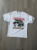 Grave Digger Bad to the Bone White Tee