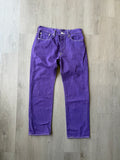 Levi 501 Purple Jeans