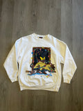 1995 Warner Bros Looney Tunes Taz Christmas Kissing crewneck