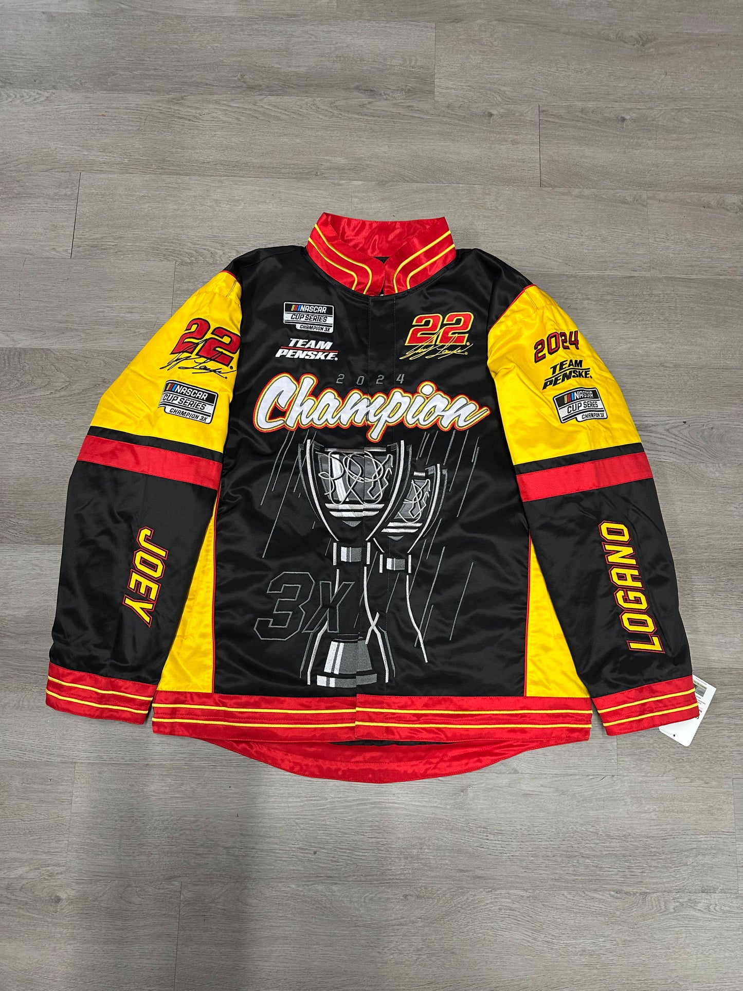 Team Penske Joey Logano 2024 3X NASCAR Cup Series Champion Jacket