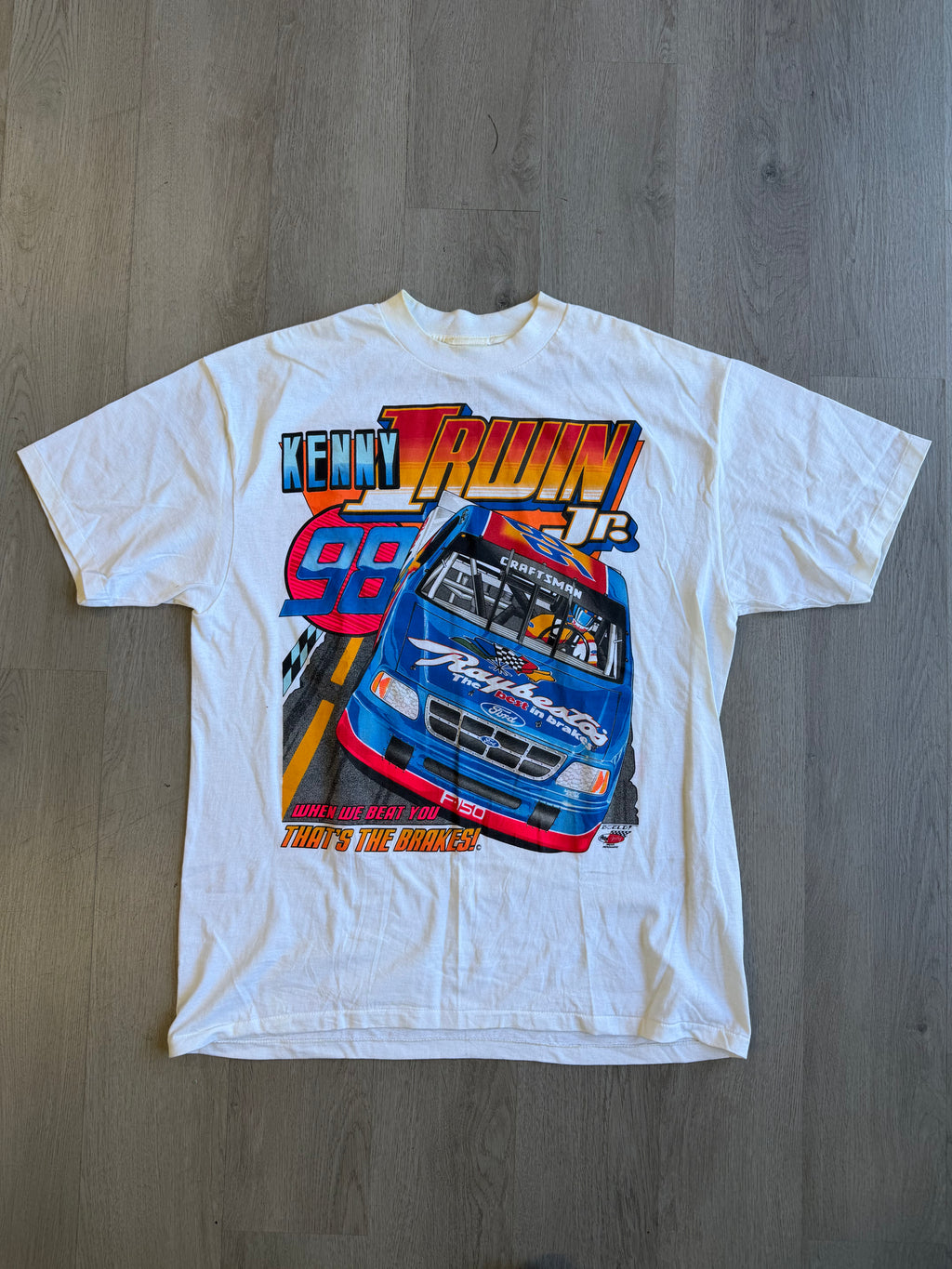 Vintage Kenny Irwin Jr Brakes Racing Tee