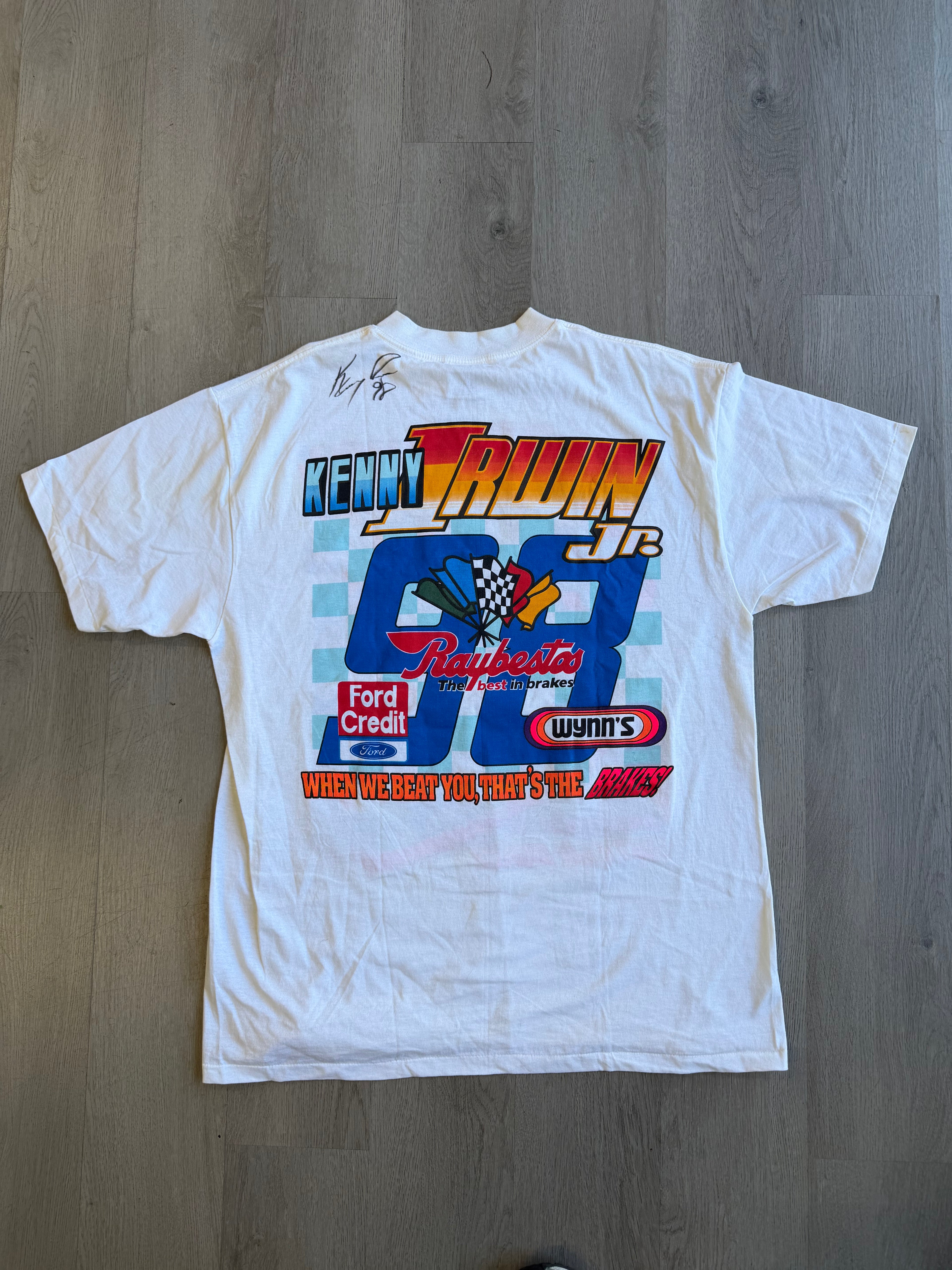 Vintage Kenny Irwin Jr Brakes Racing Tee
