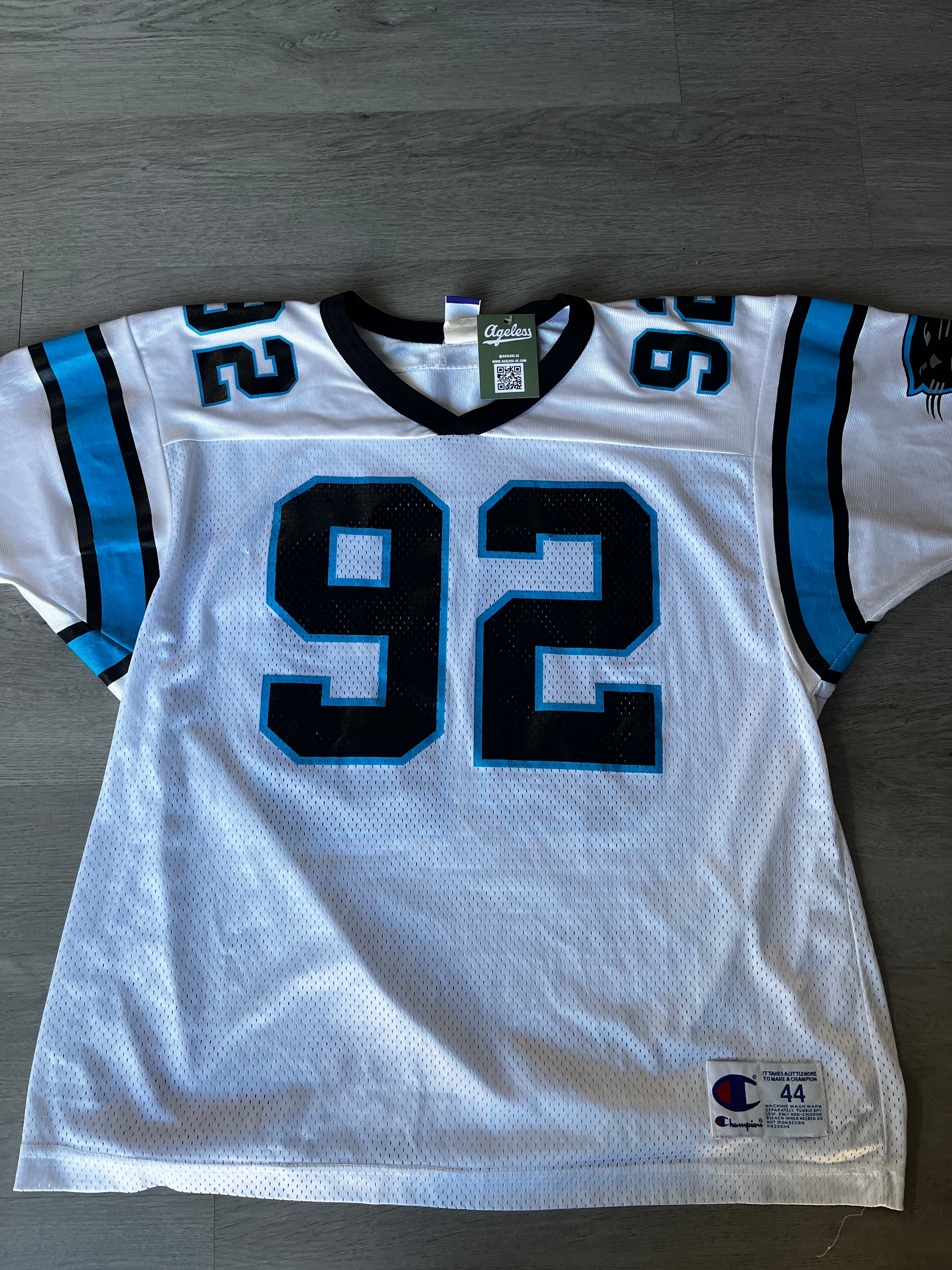 Vintage Carolina Panthers Reggie White Jersey