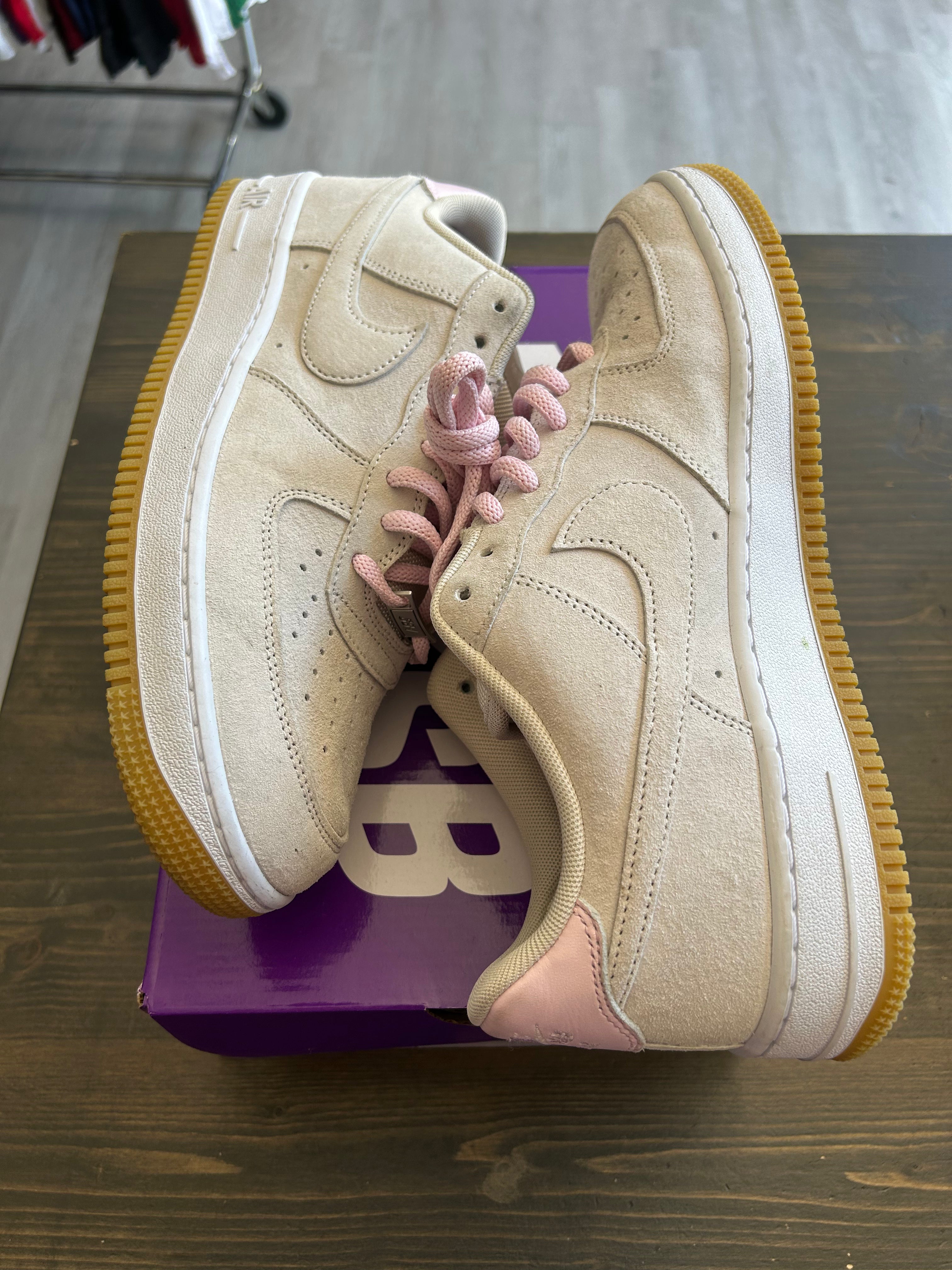 Pre-Owned Nike Air Force 1 Low SB Light Orewood Brown Pink
