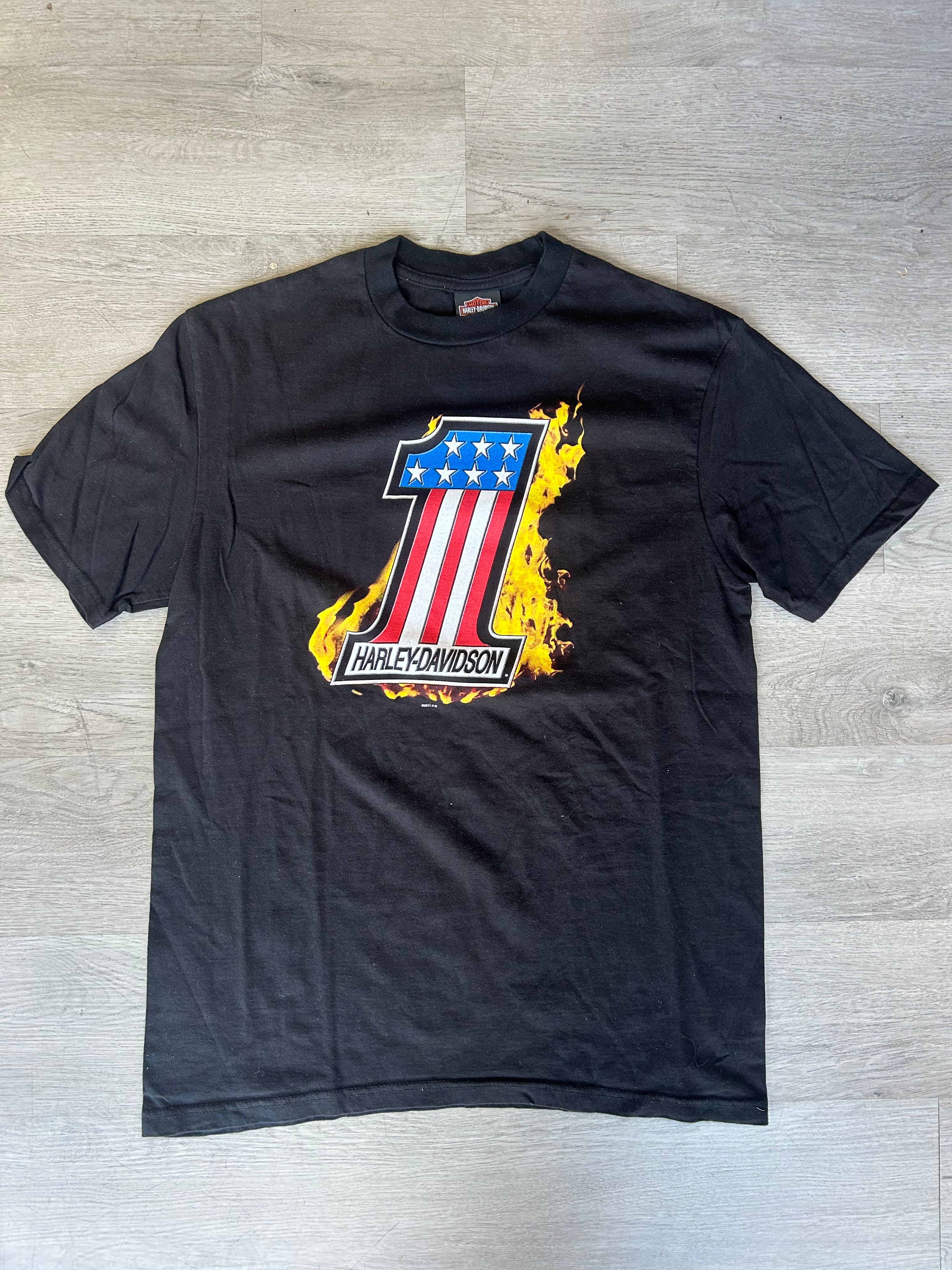 Vintage American #1 Harley Davidson Tee