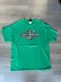 Vintage Lime Green Harley Davidson Harley Haven Tee
