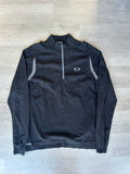 Vintage Black Oakley Quarter Zip Sweatshirt