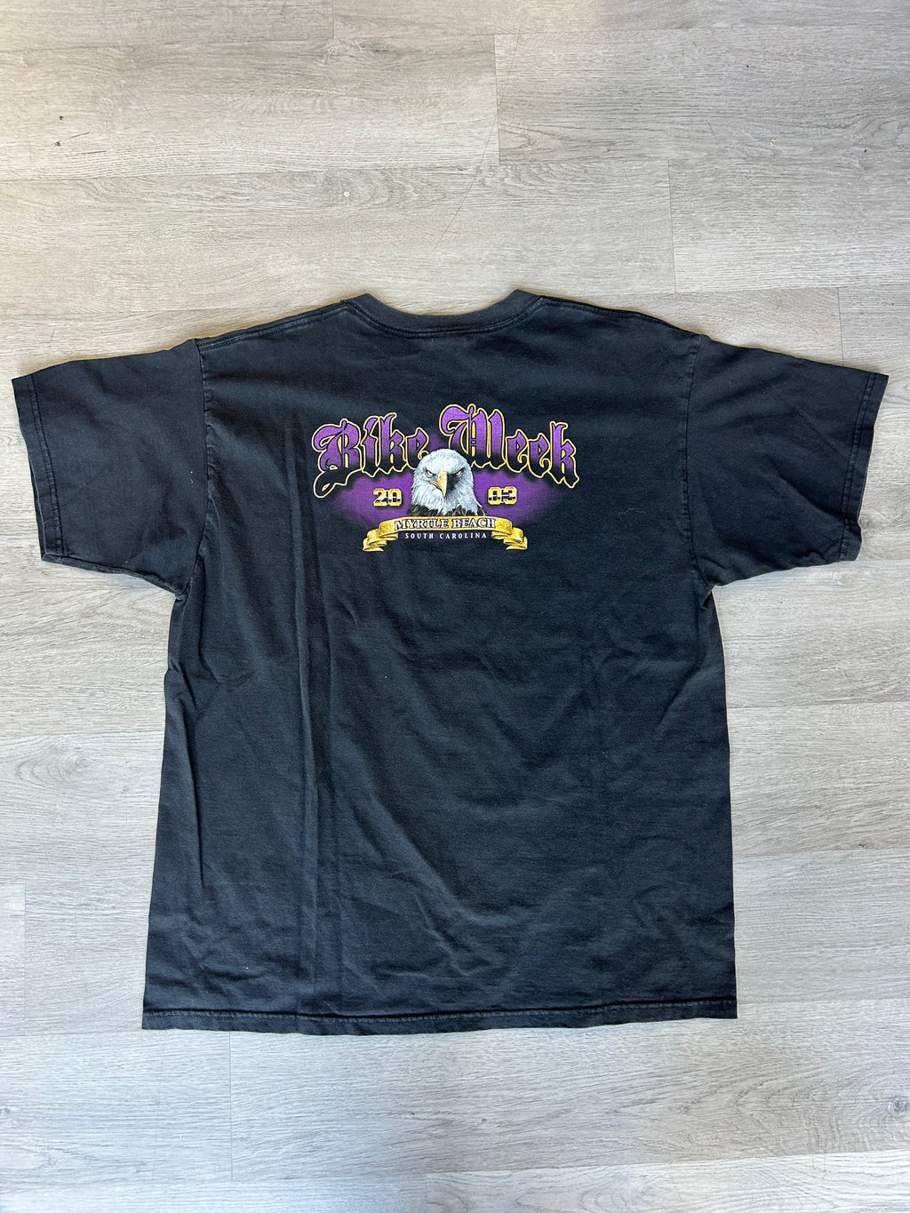 Vintage 2003 Myrtle Beach SC Bike Week Tee