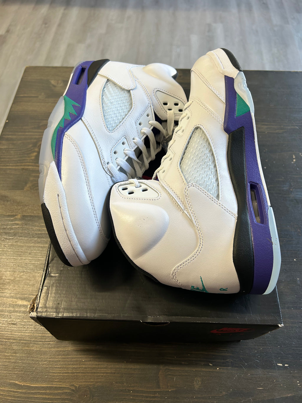 Pre-owned Air Jordan 5 Retro Grape