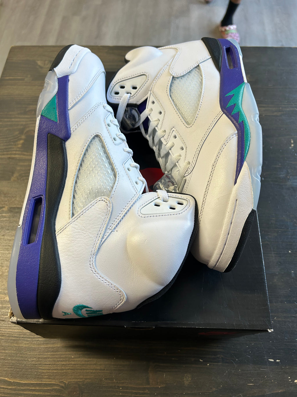 Pre-owned Air Jordan 5 Retro Grape