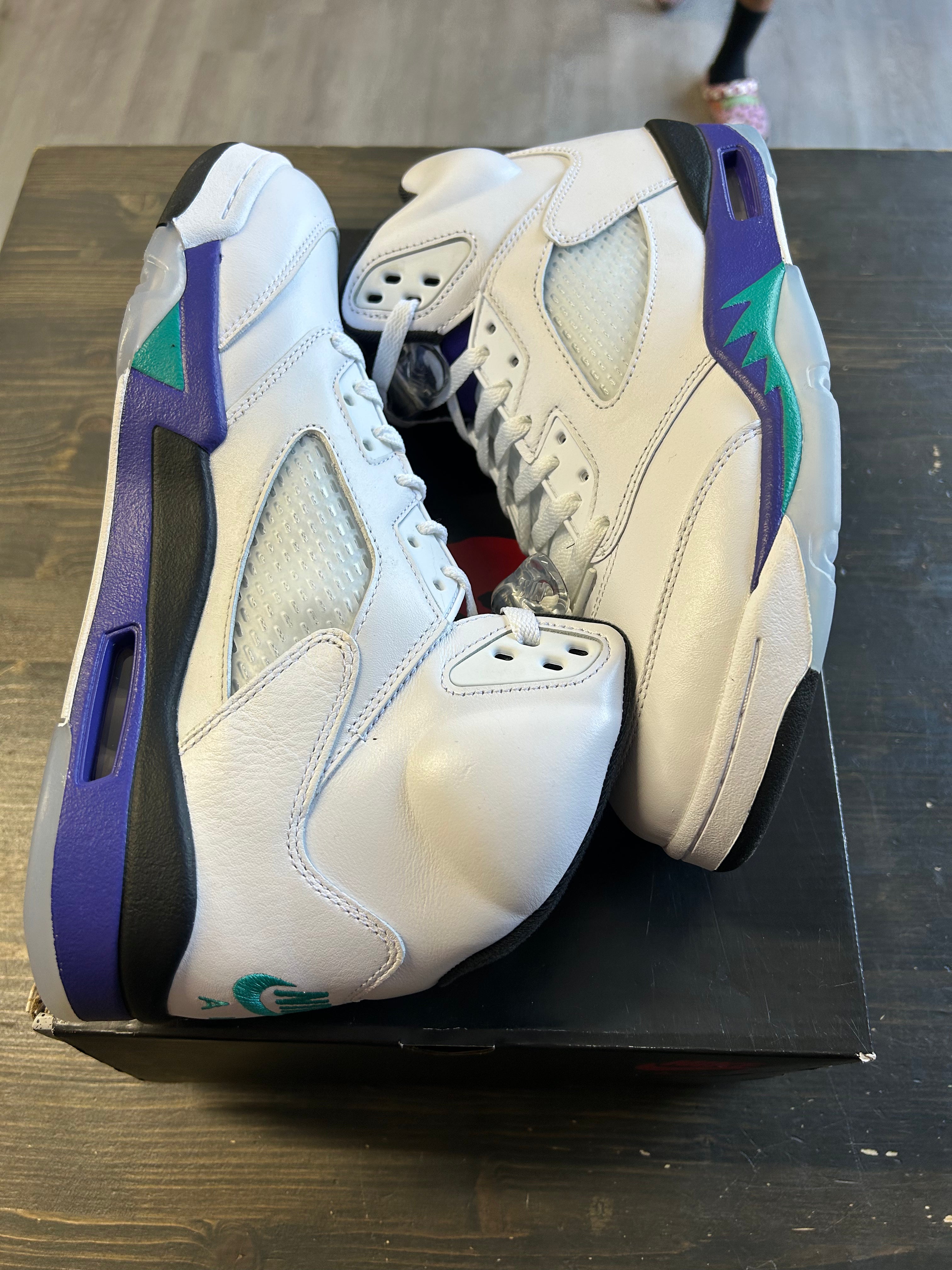 Pre-owned Air Jordan 5 Retro Grape