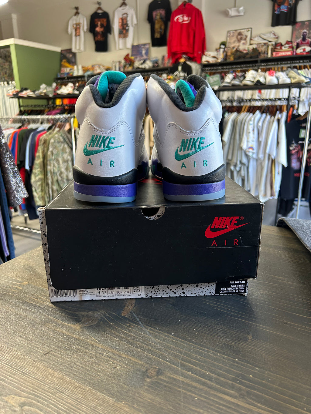 Pre-owned Air Jordan 5 Retro Grape