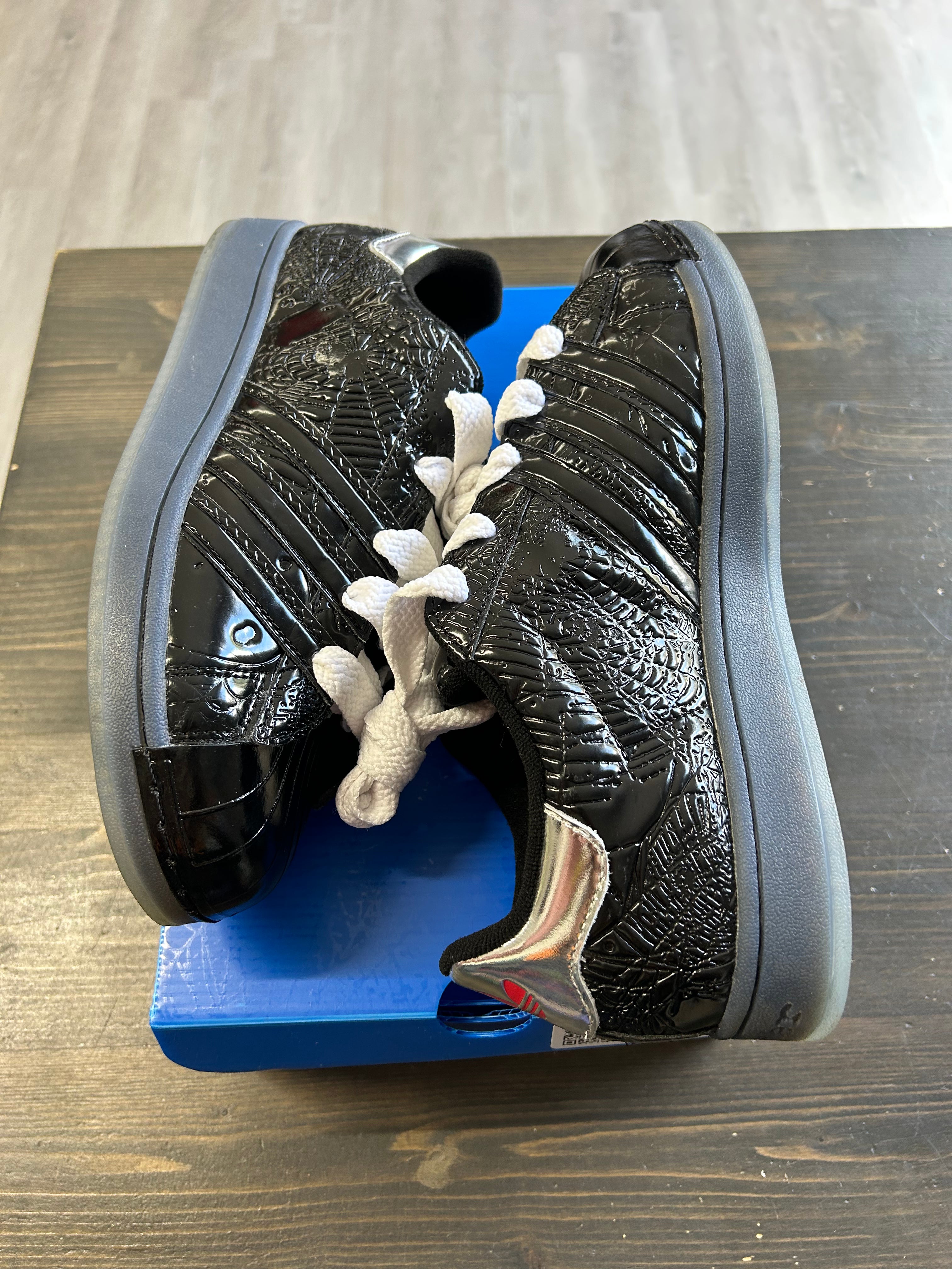 Pre-owned Sp5der x Adidas Superstar Black