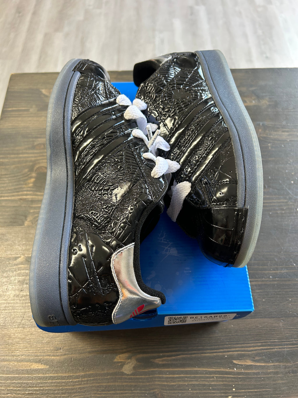 Pre-owned Sp5der x Adidas Superstar Black