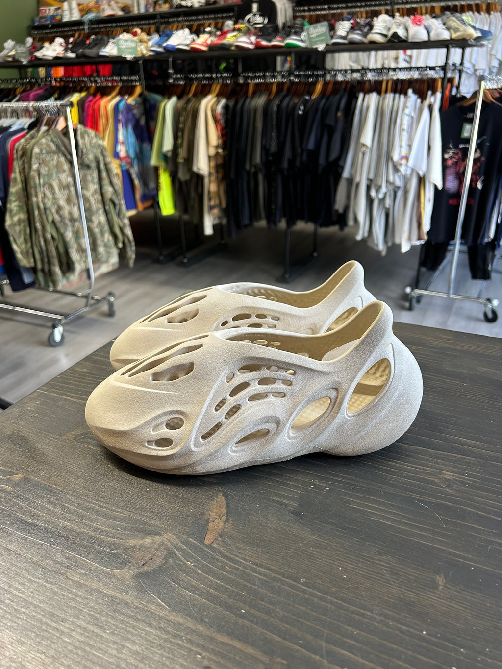 Pre-owned Adidas Yeezy Foam Runner Sand
