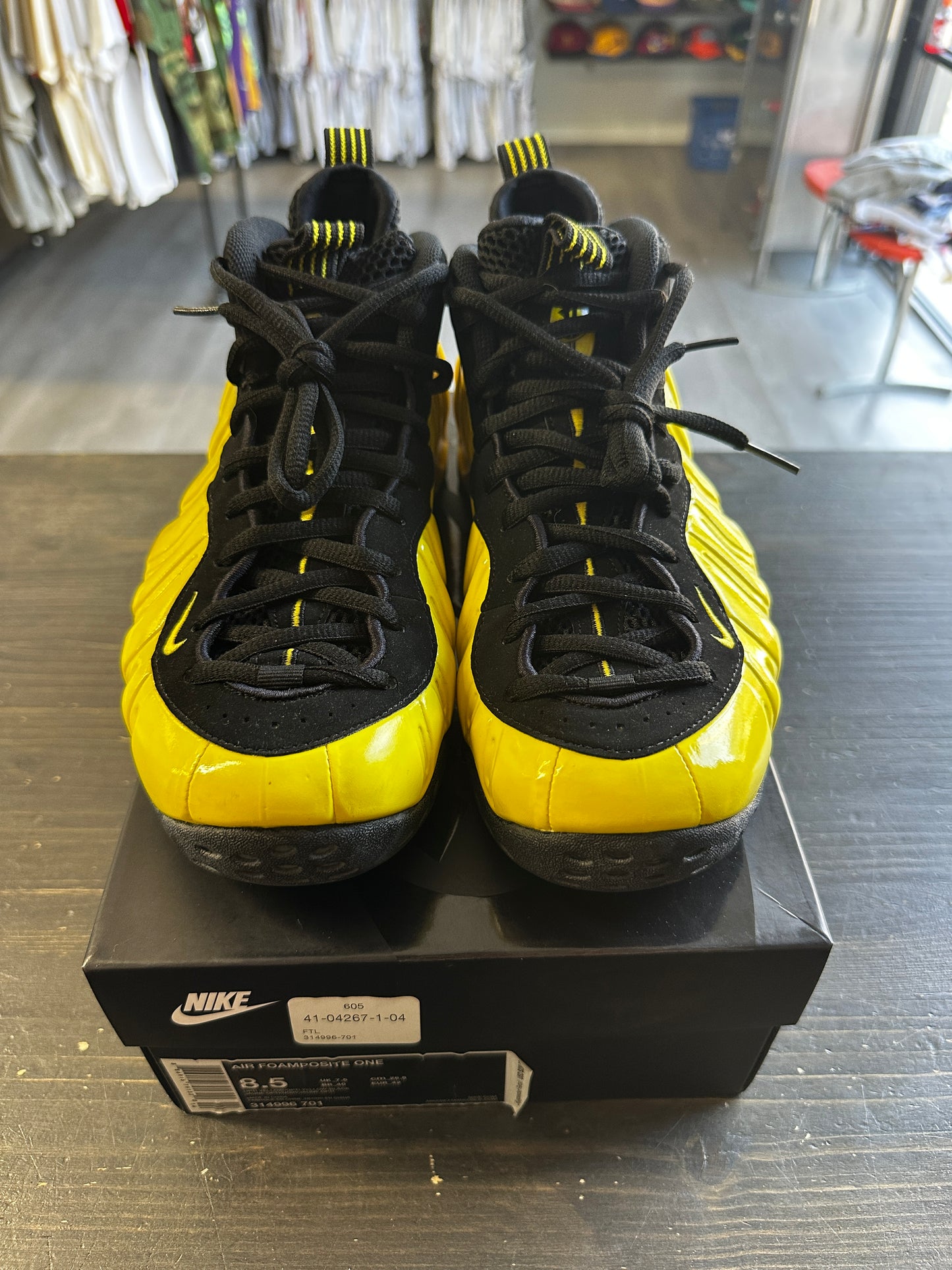 Pre-Owned Nike Air Foamposite One Wu-Tang Optic Yellow