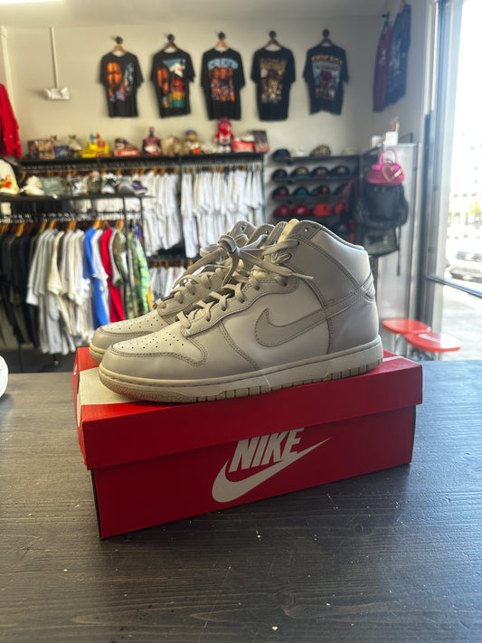 Pre-Owned Nike Dunk High Retro White Vast Grey