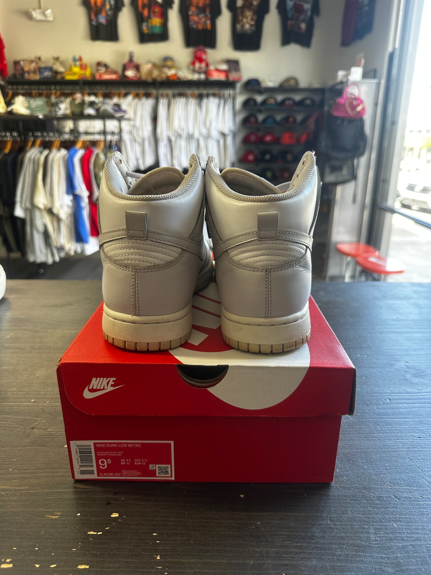 Pre-Owned Nike Dunk High Retro White Vast Grey