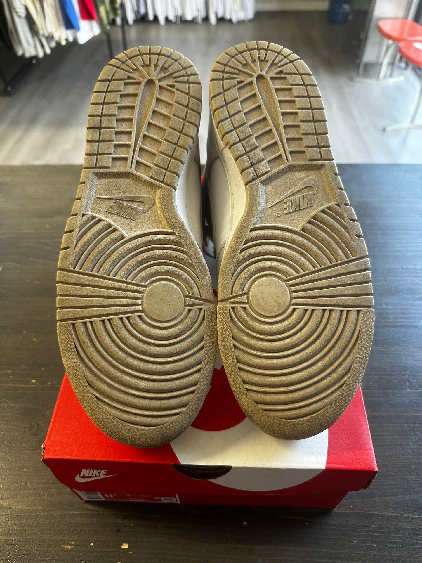 Pre-Owned Nike Dunk High Retro White Vast Grey