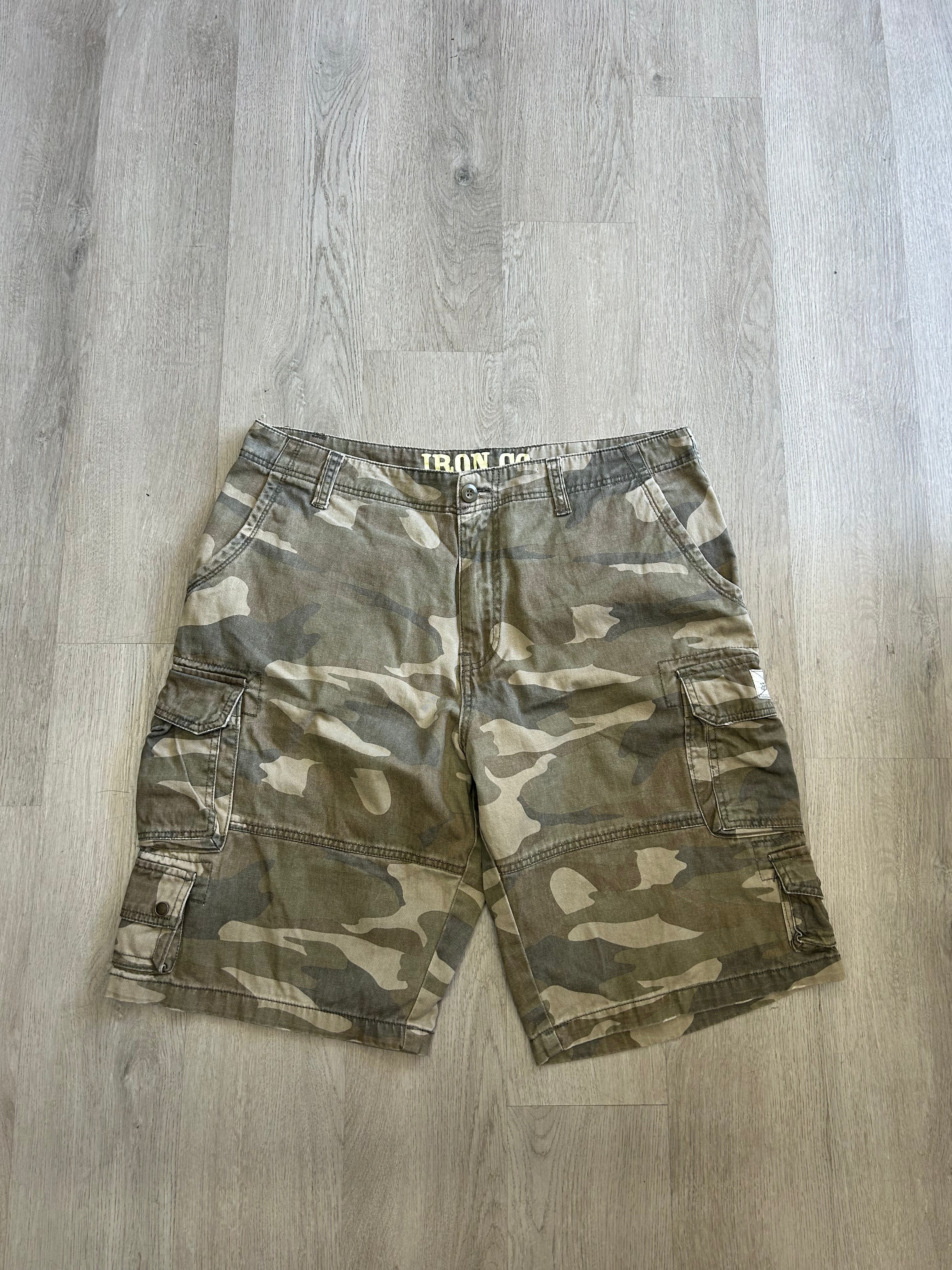 Vintage Iron Co Camo Cargo Shorts