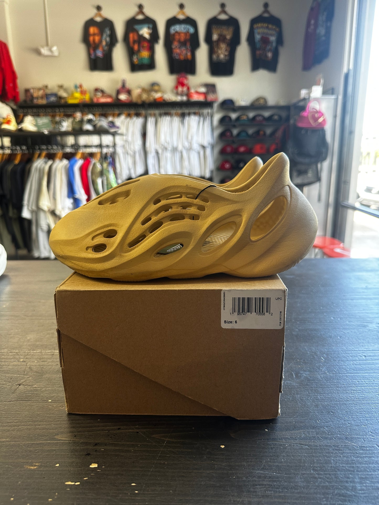 Pre-owned Adidas Yeezy Foam Rnnr Desert Sand