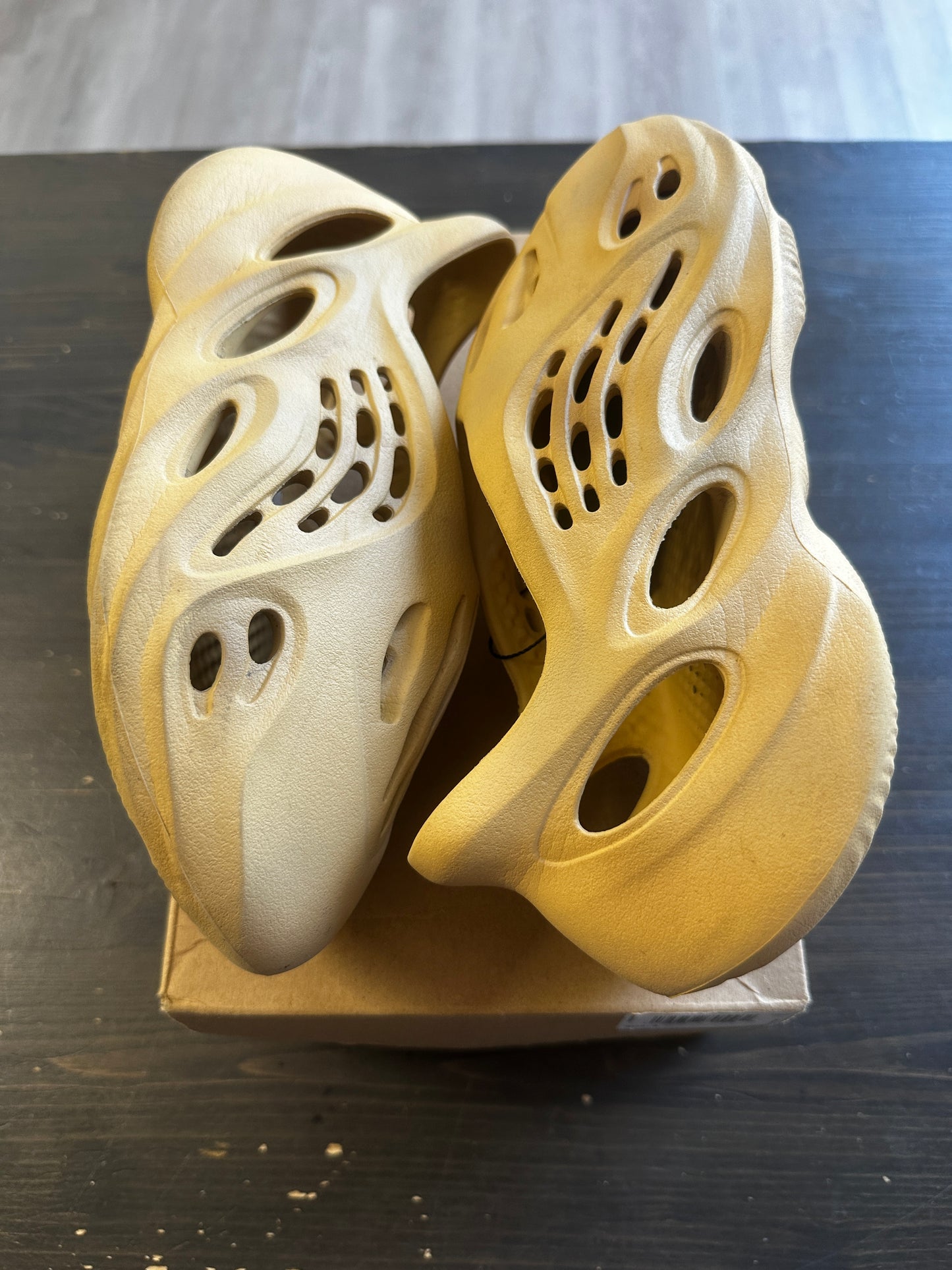 Pre-owned Adidas Yeezy Foam Rnnr Desert Sand