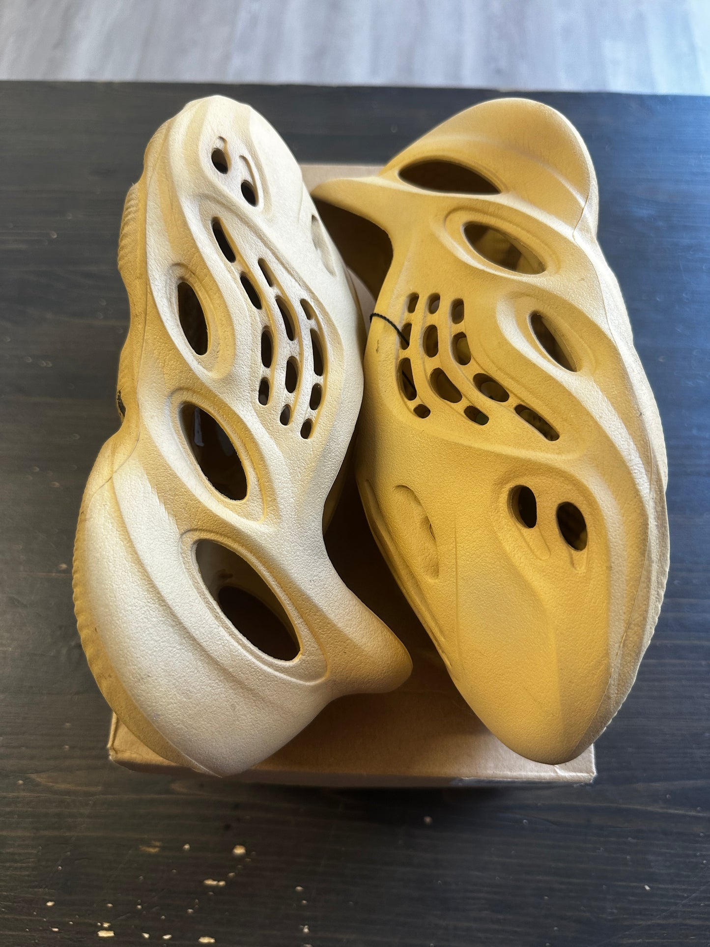 Pre-owned Adidas Yeezy Foam Rnnr Desert Sand