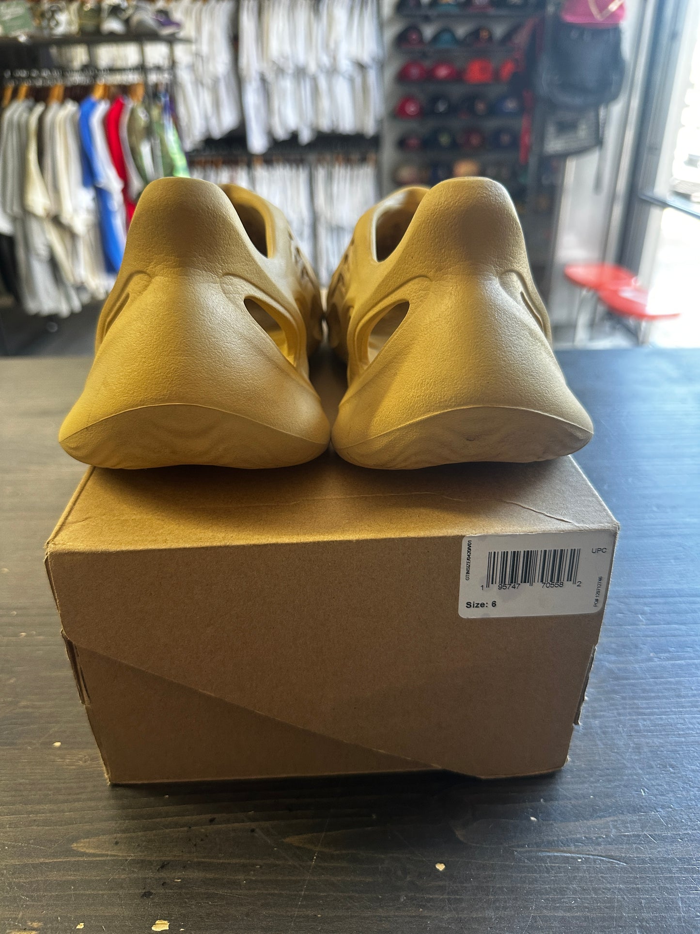 Pre-owned Adidas Yeezy Foam Rnnr Desert Sand