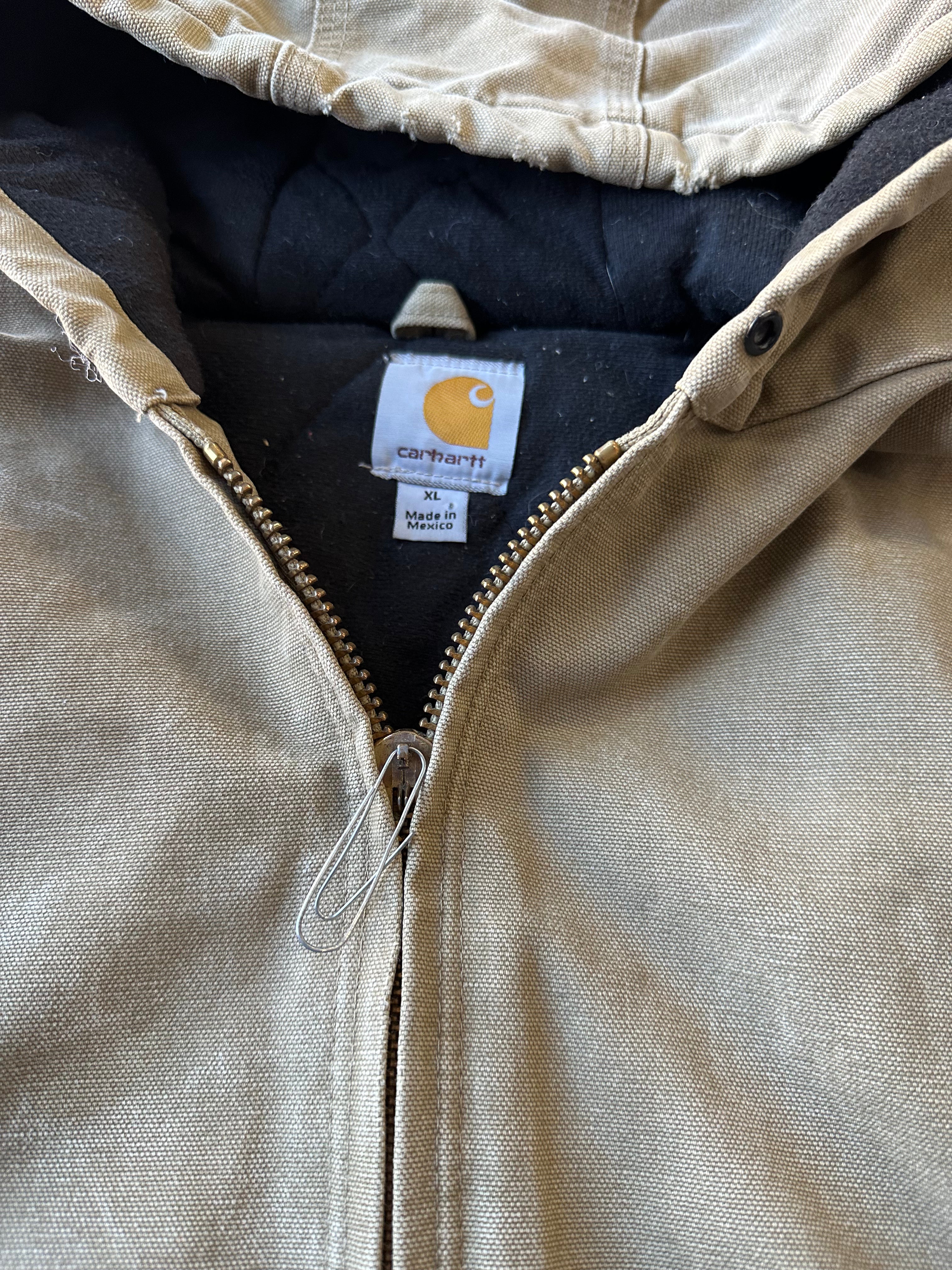 Tan Distressed Carhartt Jacket