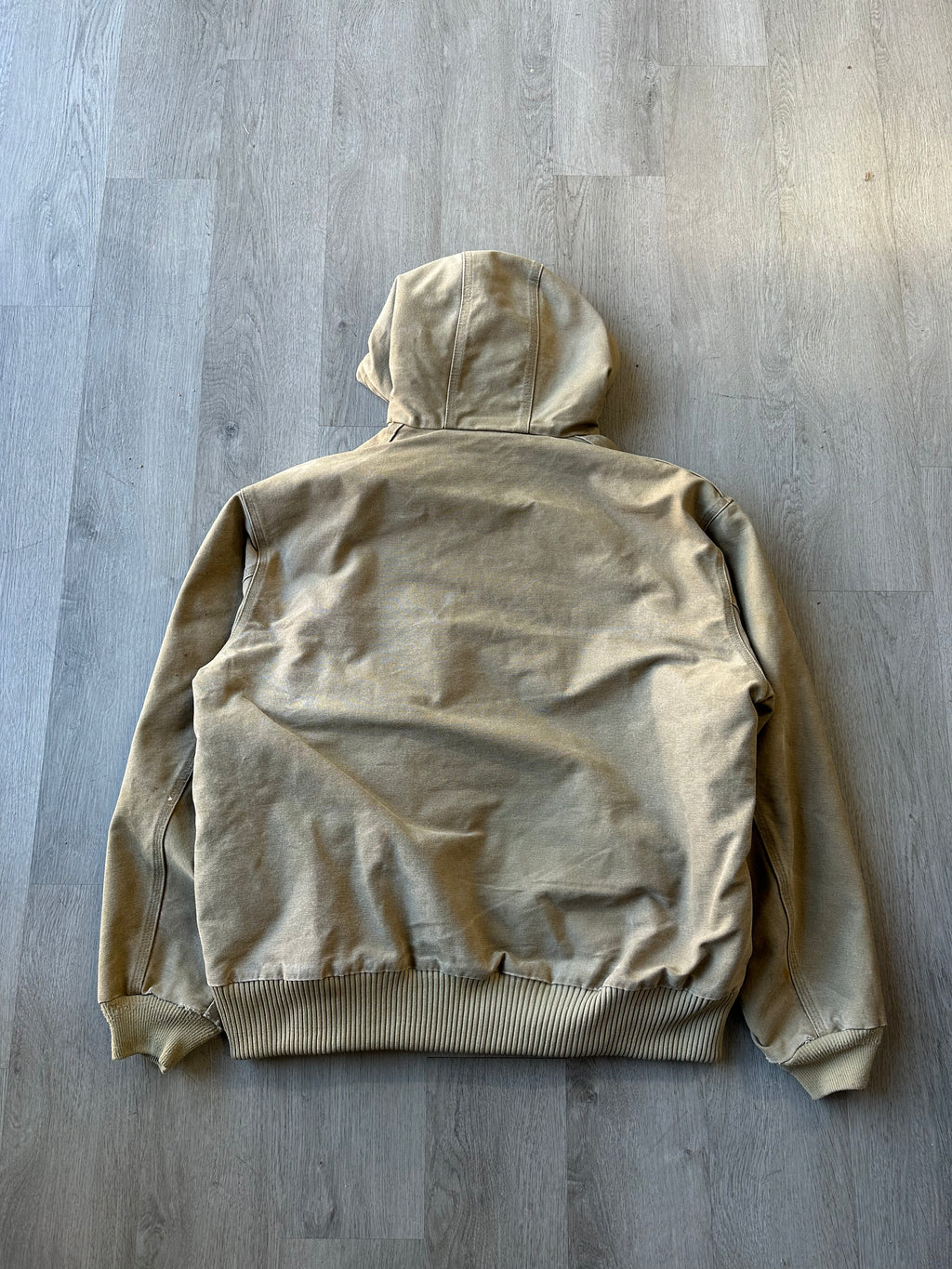 Tan Distressed Carhartt Jacket