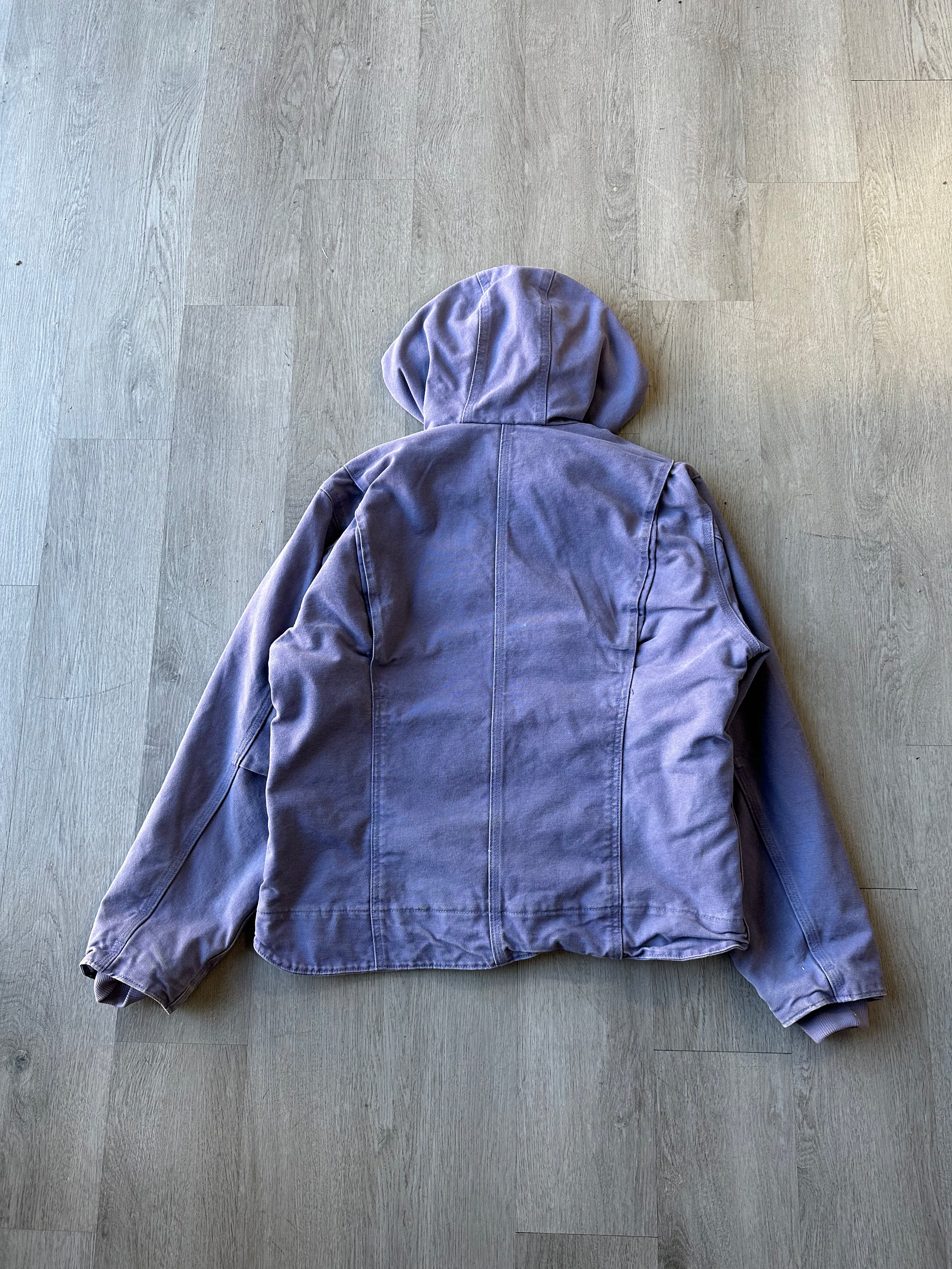Women’s Carhartt Purple Washed Duck Sherpa Jacket