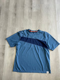 Vintage Nike diagonal dark blue chest tee
