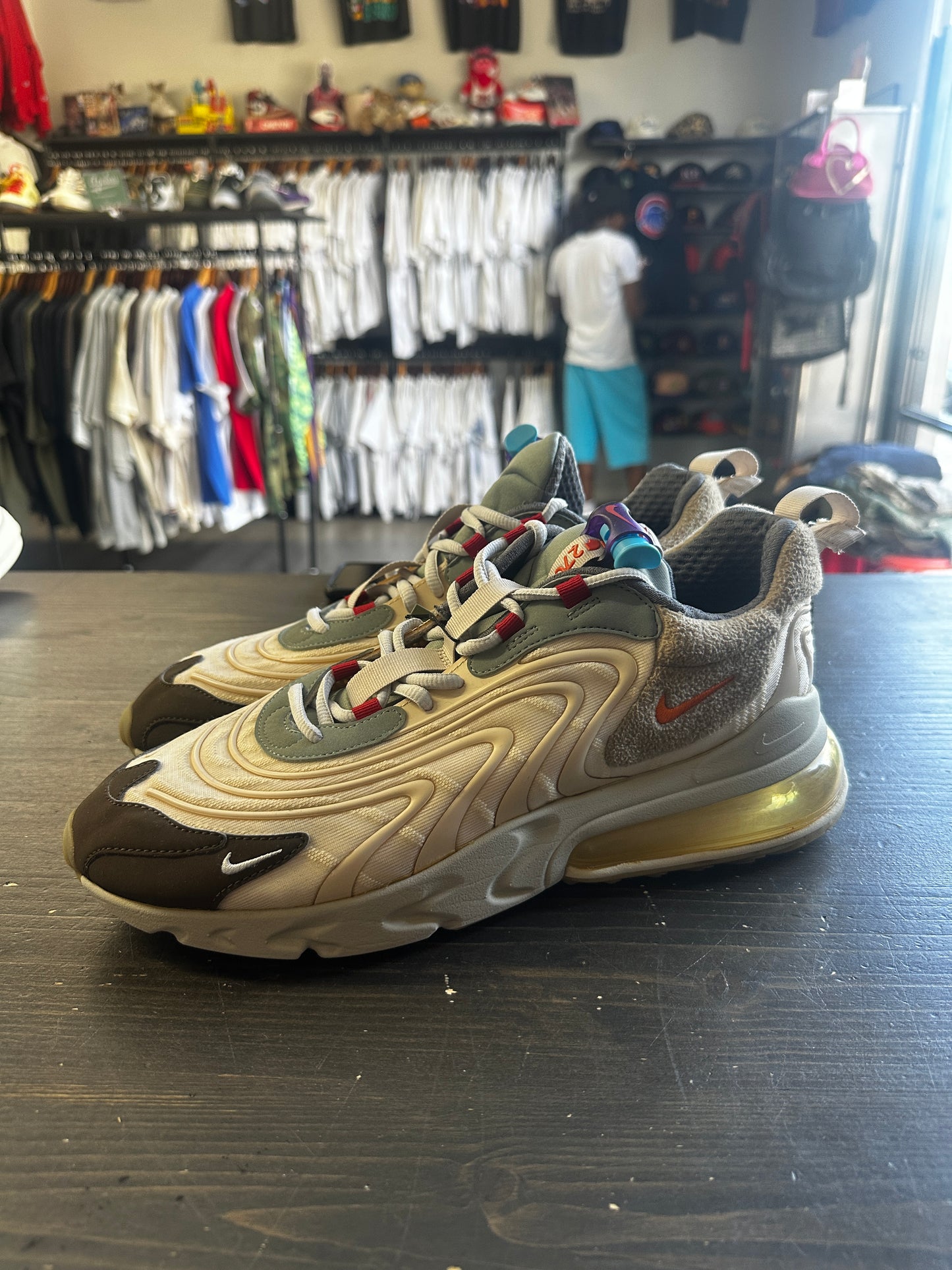 Pre-Owned Nike Air Max 270 React ENG Travis Scott Cactus Trails