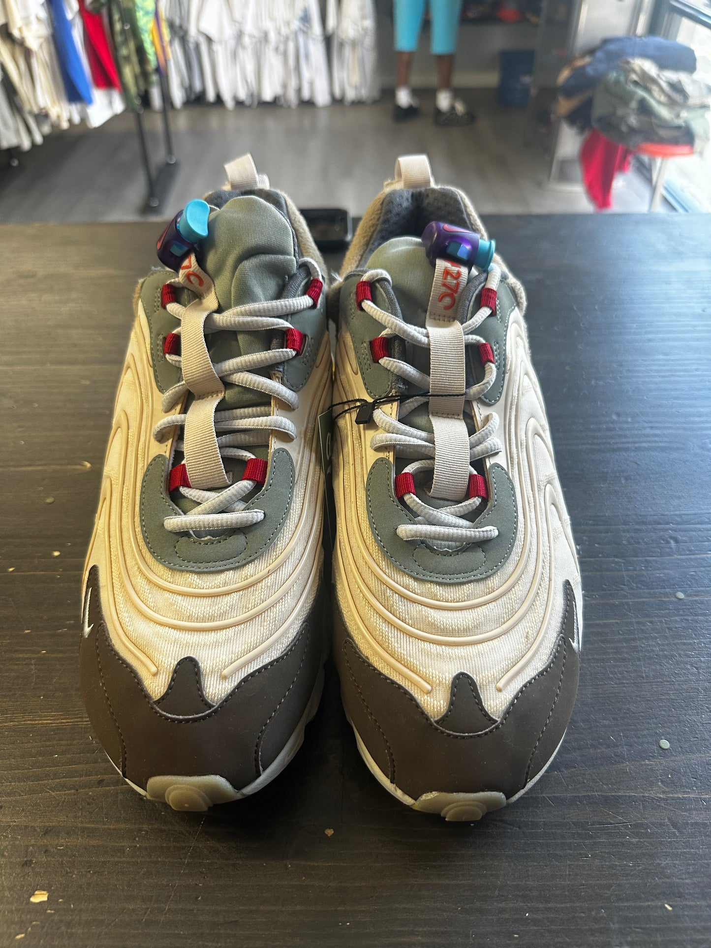 Pre-Owned Nike Air Max 270 React ENG Travis Scott Cactus Trails