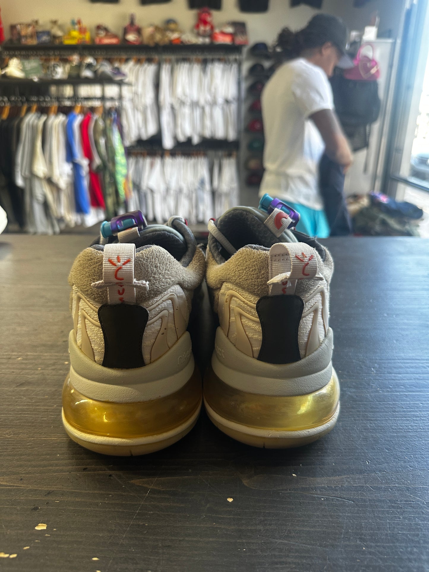 Pre-Owned Nike Air Max 270 React ENG Travis Scott Cactus Trails