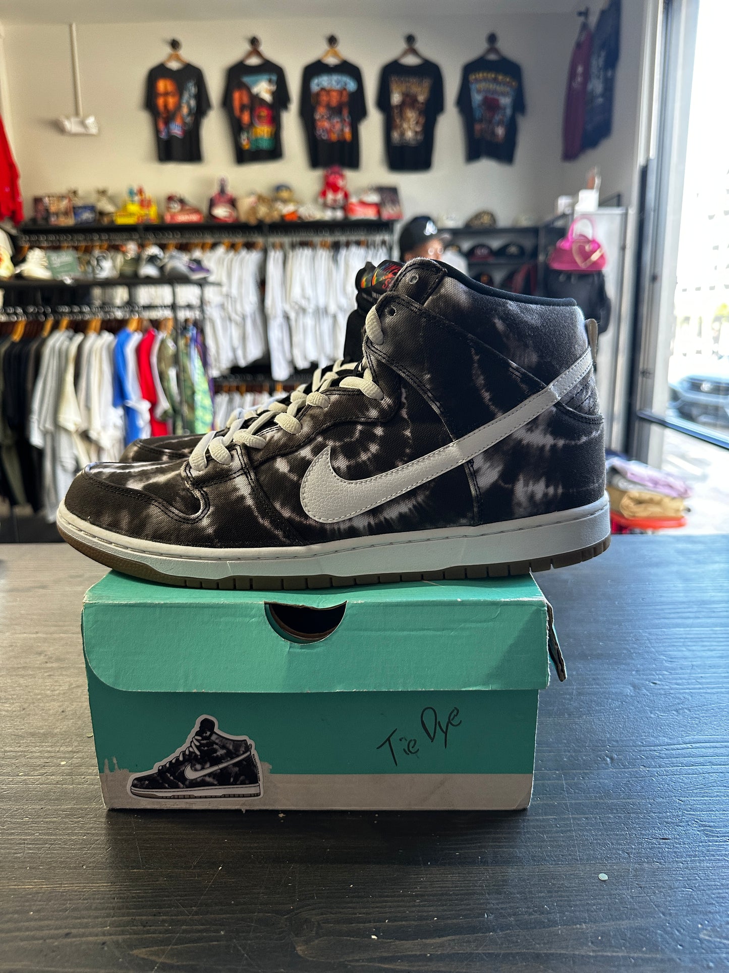 Pre-Owned Nike Dunk High Tie Dye